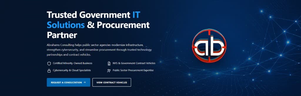 Abrahams Consulting — Trusted Government IT Solutions and Procurement Partner with company logo