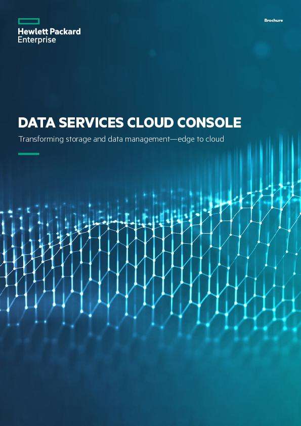 Data Services Cloud Console