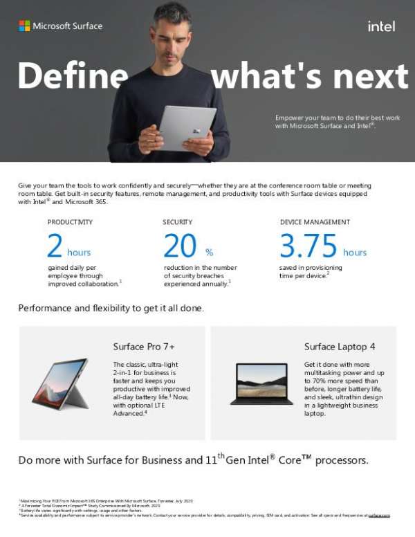 Surface and Intel®: Define what’s next