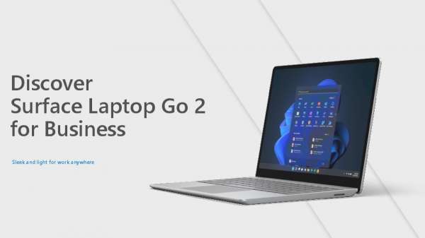 Discover Surface Laptop Go 2 for Business