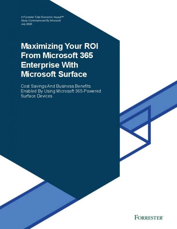 Maximizing Your ROI From Microsoft 365 Enterprise With Microsoft Surface