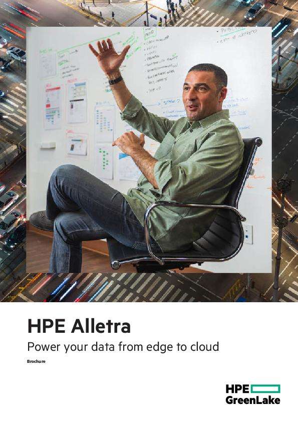 HPE Alletra: Power your data from edge to cloud