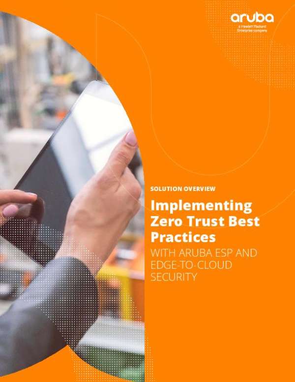 Aruba Zero-Trust Security