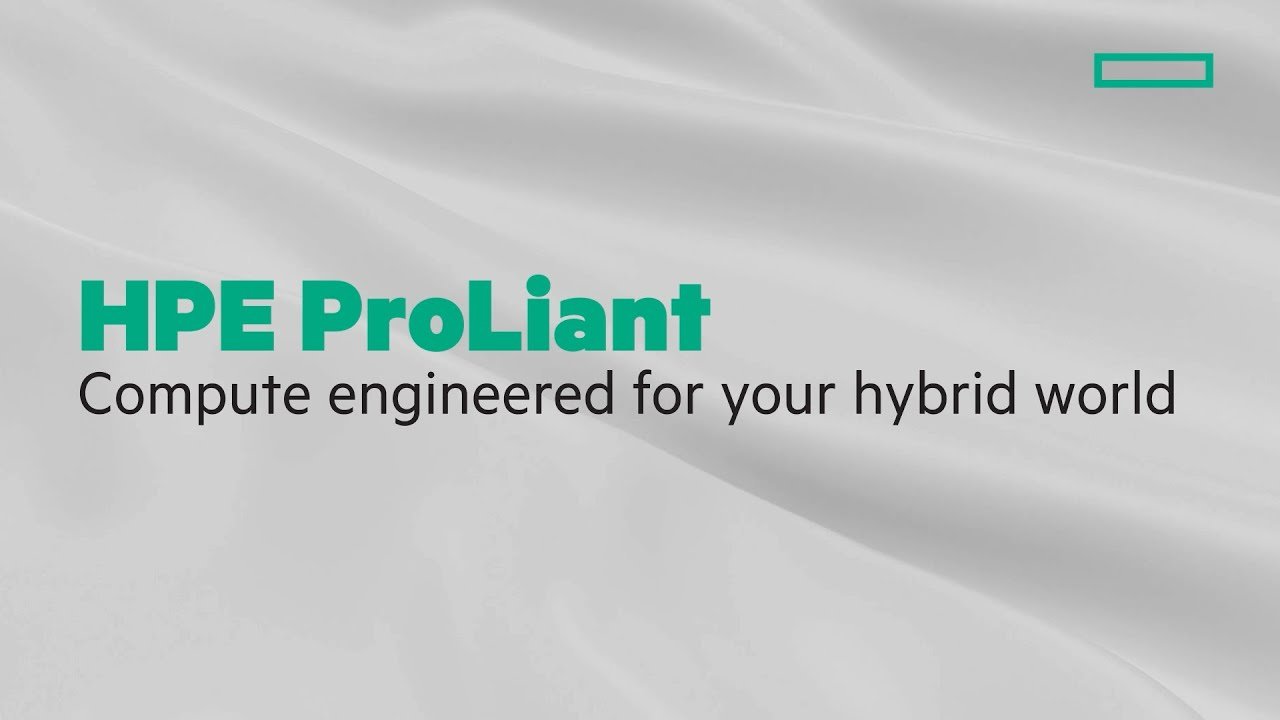 What customers are saying about HPE ProLiant – compute engineered for your hybrid world