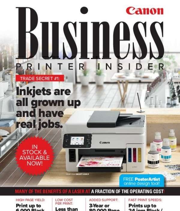 Business Printer Insider: Inkjets are all grown up and have real jobs.