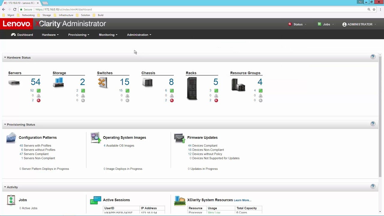 Lenovo XClarity Administrator Overview