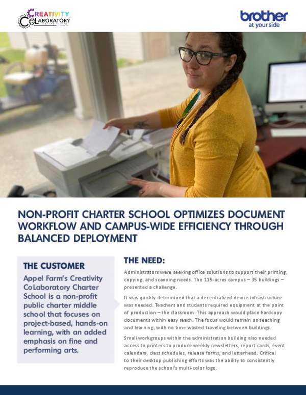 Non-Profit Charter School Optimizes Document Workflow and Campus-wide Efficiency