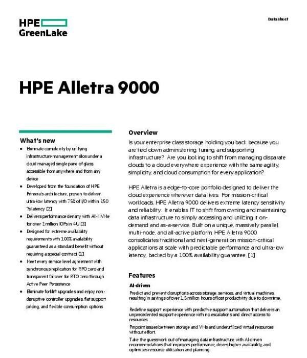 HPE Alletra 9000