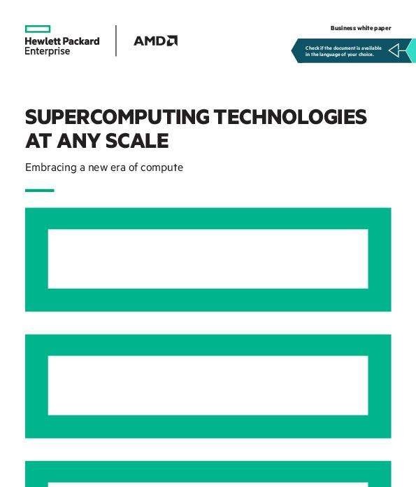 Supercomputing Technologies at any Scale