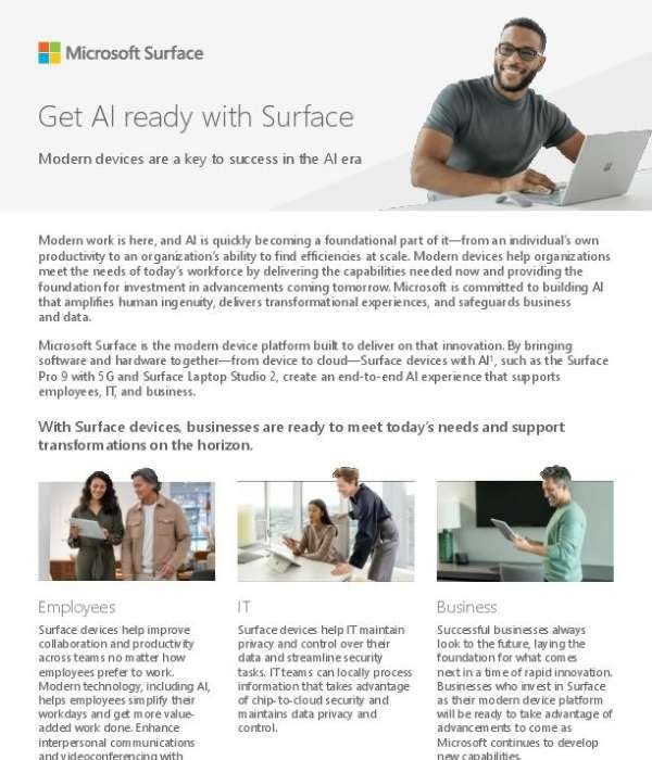 Get AI Ready for Surface