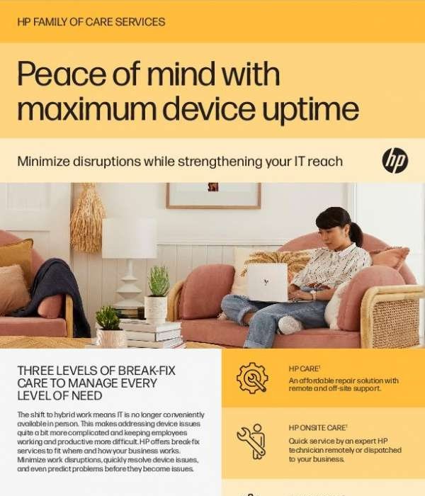 Peace of mind with maximum device uptime