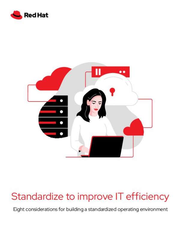 Standardize to improve IT efficiency