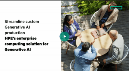 Streamline Generative AI production with HPE’s enterprise computing solution for Generative AI