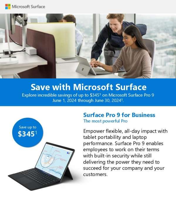 Surface Pro 9 Discount Promotion