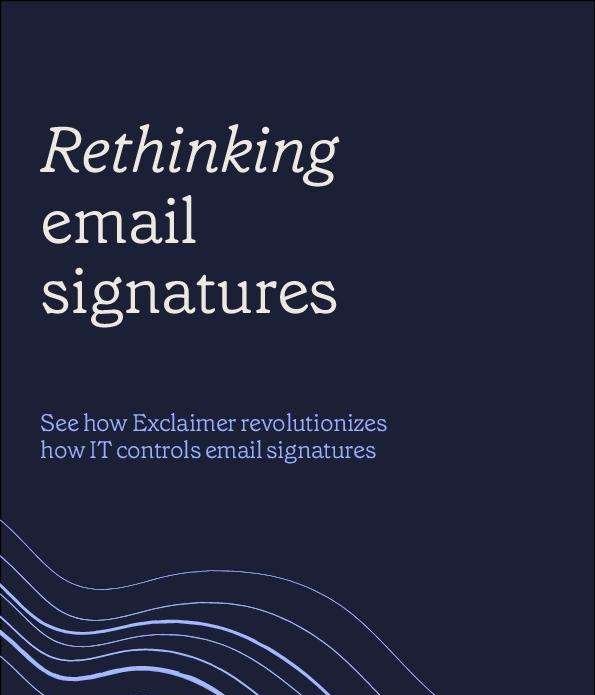 Rethinking email signatures