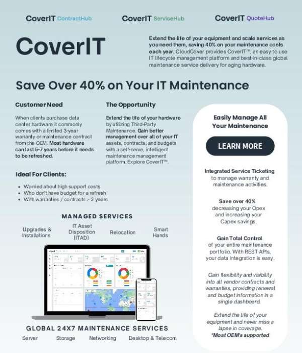 Save Over 40% on Your IT Maintenance