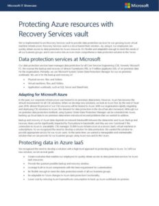 Read more about the article Protecting Azure resources with Recovery Services vault