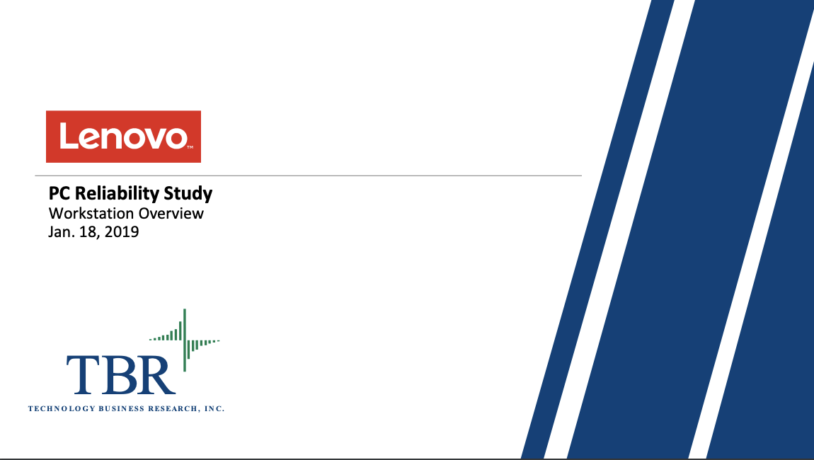 Read more about the article TBR PC Workstation Reliability Study