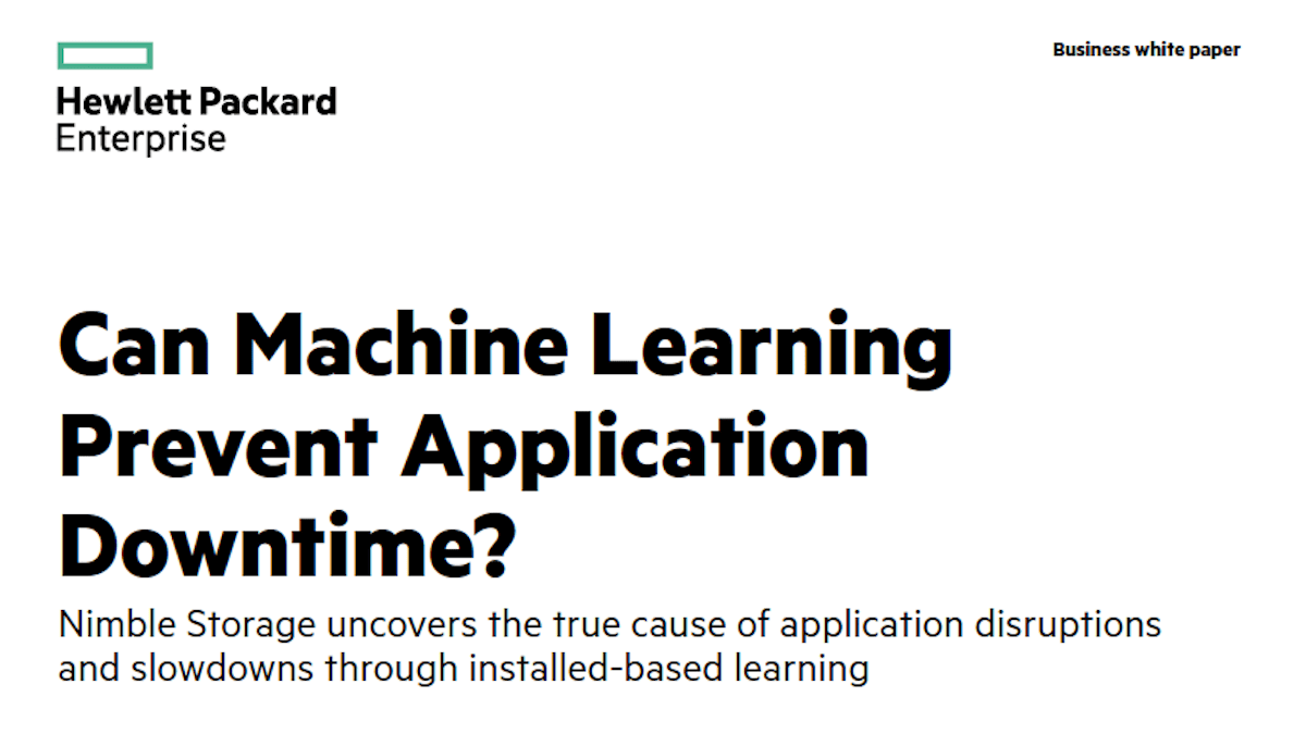 You are currently viewing Can Machine Learning Prevent Application Downtime?