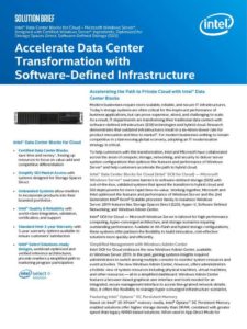 Read more about the article Accelerate Data Center Transformation with Software-Defined Infrastructure