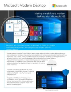 Read more about the article Making the Shift to a Modern Desktop with Microsoft 365