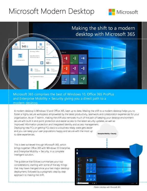 You are currently viewing Making the Shift to a Modern Desktop with Microsoft 365