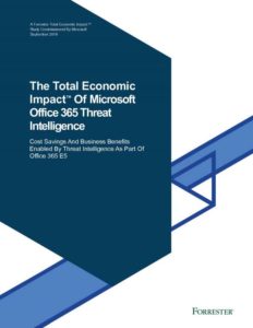 Read more about the article The total economic impact of Microsoft Office 365 threat intelligence