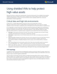 Read more about the article Using shielded virtual machines to help protect high-value assets
