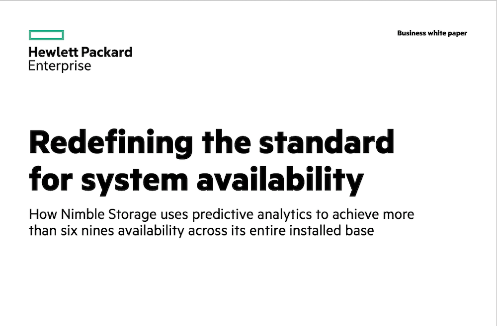 You are currently viewing Redefining the standard for system availability