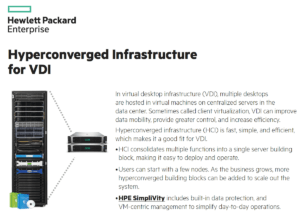 Read more about the article Hyperconverged Infrastructure for VDI