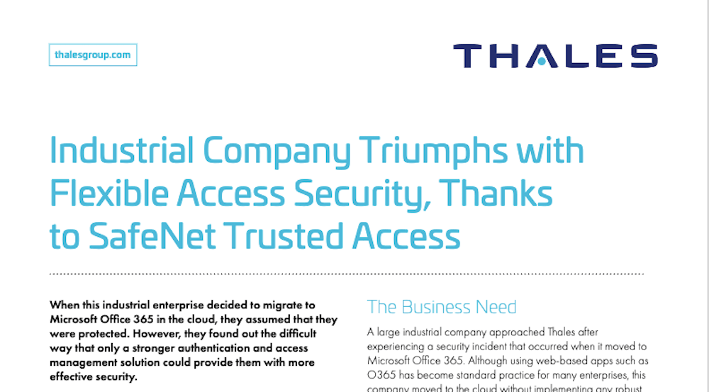 You are currently viewing Industrial Company Triumphs with Flexible Access Security, Thanks to SafeNet Trusted Access