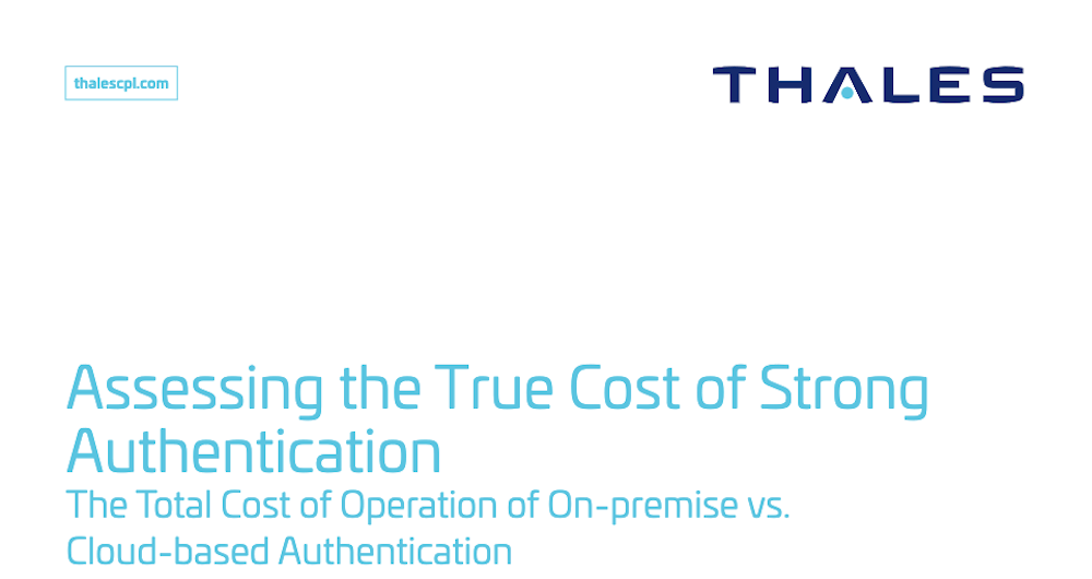 You are currently viewing Assessing the True Cost of Strong Authentication