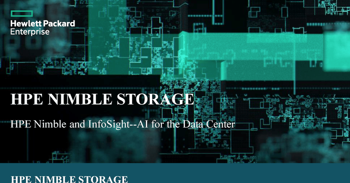 nimble infosight nimble infosight