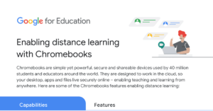 Read more about the article Enabling distance learning with Chromebooks