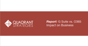 Read more about the article   Report: G Suite vs. O365 Impact on Business