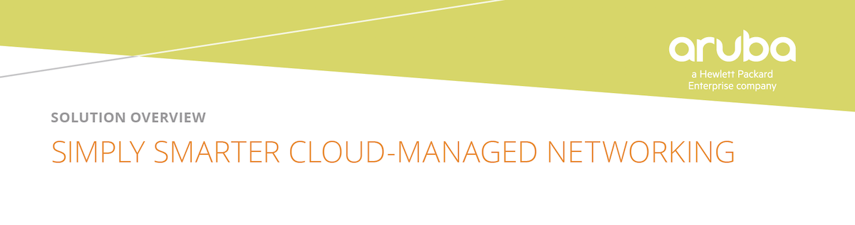 You are currently viewing Simply Smarter Cloud-Managed Networking