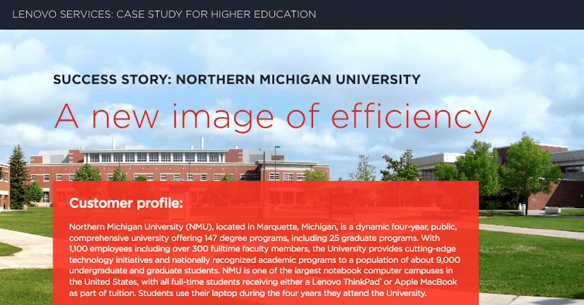 You are currently viewing   Success Story: Northern Michigan University