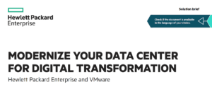 Read more about the article Modernize Your Data Center Transformation with VMware and HPE