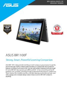 Read more about the article ASUS BR1100F – Strong, Smart, Powerful Learning Companion