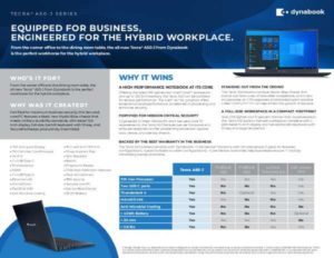 Read more about the article Tecra® A50-J Series – Equipped for business, Engineered for the Hybrid Workplace