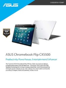 Read more about the article ASUS Chromebook Flip CX5500 – Productivity Powerhouse, Entertainment Enhancer 
