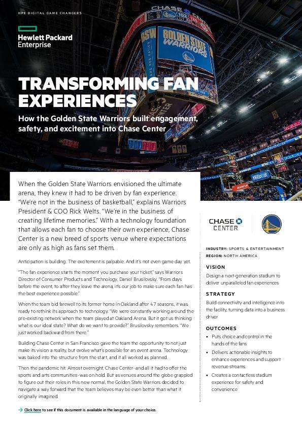 You are currently viewing Transforming Fan Experiences – How the Golden State Warriors Built Engagement, Safety, and Excitement into Chase Center