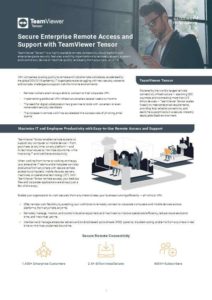 Read more about the article Secure Enterprise Remote Access and Support with TeamViewer Tensor