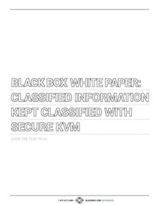 Read more about the article Classified Information Kept Classified with Secure KVM