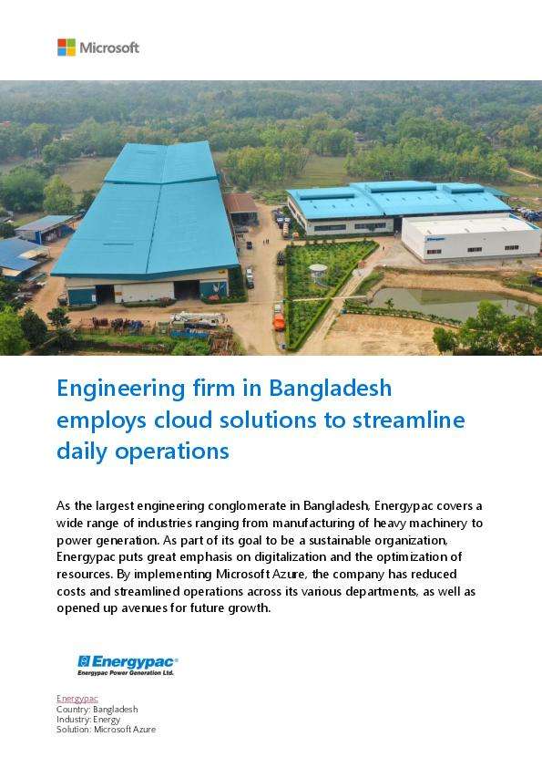 You are currently viewing Engineering Firm in Bangladesh Employs Cloud Solutions to Streamline Daily Operations