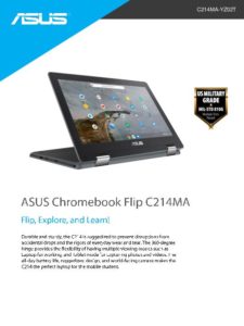 Read more about the article ASUS Chromebook Flip C214
