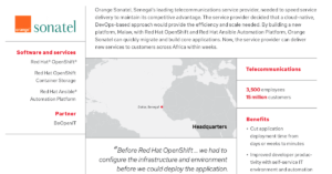 Read more about the article Senegal’s top telco adopts Red Hat Ansible Automation Platform and Red Hat OpenShift