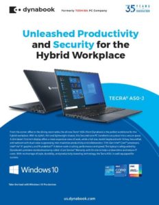 Read more about the article Unleashed Productivity and Security for the Hybrid Workplace – Tecra® A50-J 
