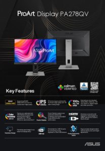 Read more about the article ProArt Display PA278QV 