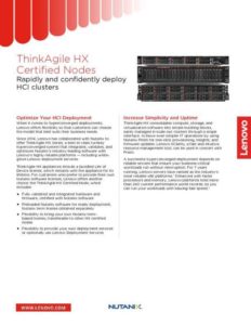 Read more about the article  ThinkAgile HX Certified Nodes